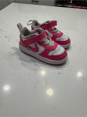 Nike Court Borough Low Recraft Baby Girl infant shoes sneaker Pink size 7C